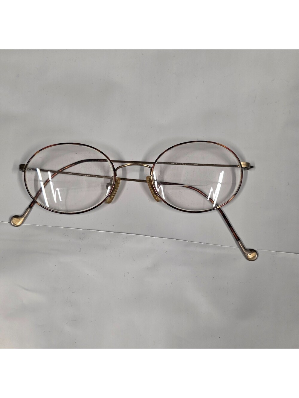 Calvin Klein CK305 553 Havana Tortoise Vintage Italy Eyeglasses Japan frame